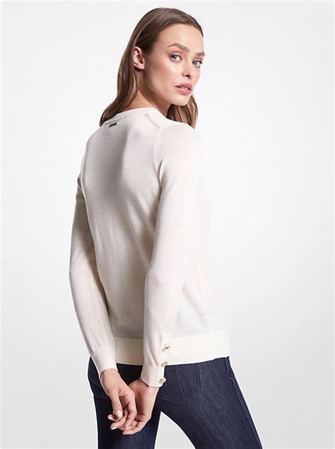 michael kors merino wool sweater|michael kors merino wool review.